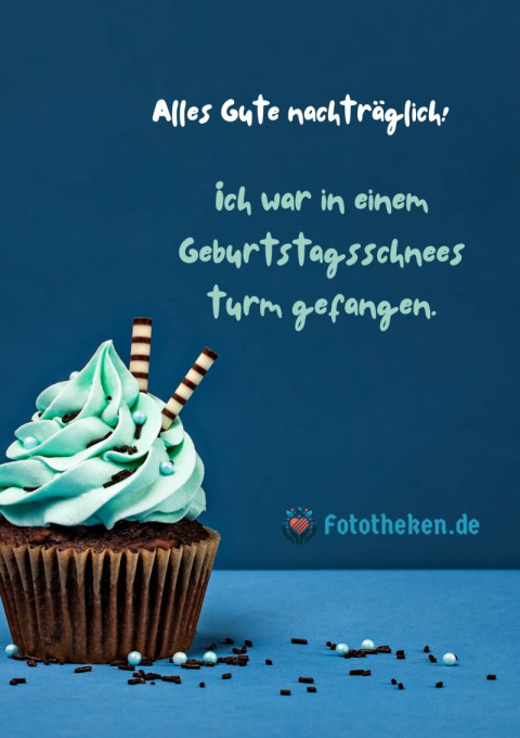 Alles Gute nachträglich! Ich war in einem Geburtstagsschneesturm gefangen