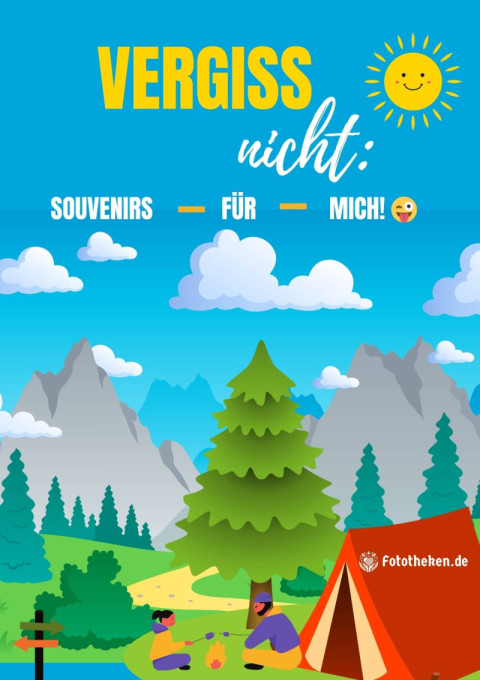 Vergiss nicht Souvenirs für mich! ?