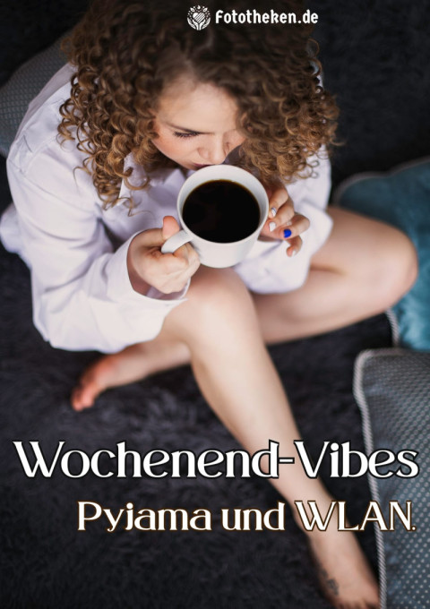 Wochenend Vibes Pyjama und WLAN