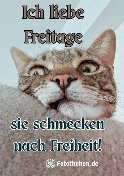 Ich liebe Freitage sie schmecken nach Freiheit!