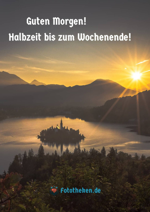 Guten Morgen! Halbzeit bis zum Wochenende!