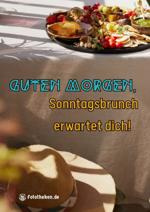 Guten Morgen, Sonntagsbrunch erwartet dich!