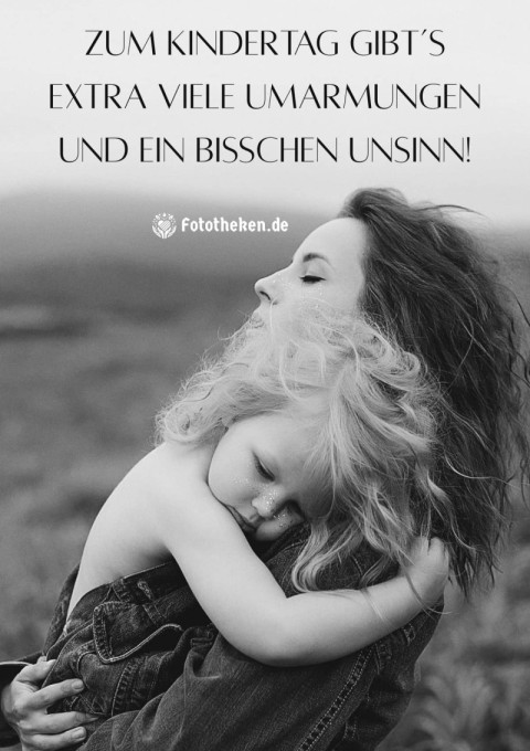 Zum Kindertag gibt’s extra viele Umarmungen und ein bisschen Unsinn!