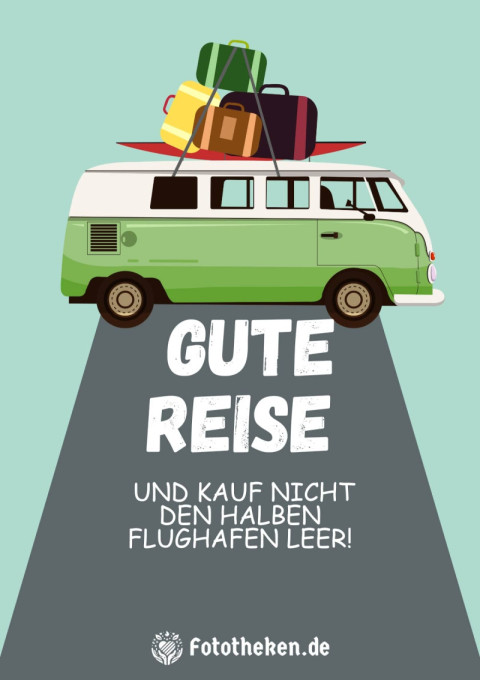 Gute Reise – und kauf nicht den halben Flughafen leer!