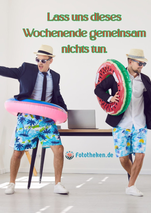 Lass uns dieses Wochenende gemeinsam nichts tun