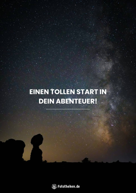 Einen tollen Start in dein Abenteuer!