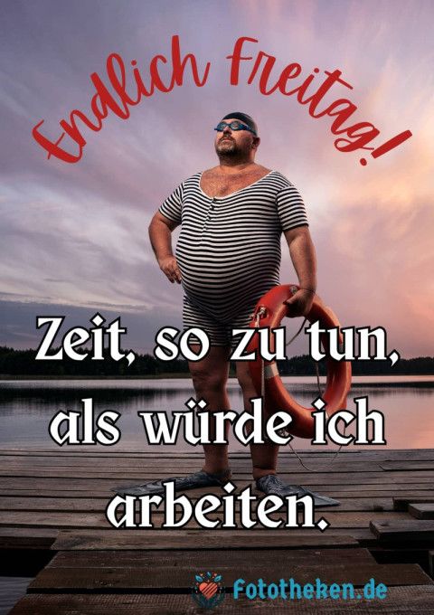 Endlich Freitag! Zeit, so zu tun, als würde ich arbeiten