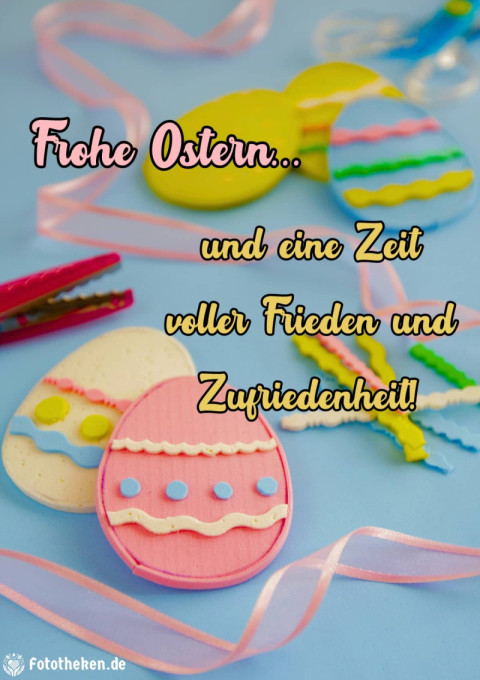Frohe Ostern und eine Zeit voller Frieden und Zufriedenheit!