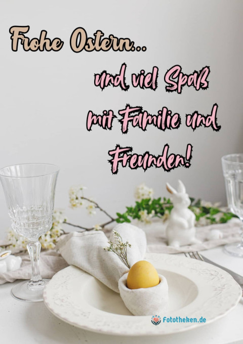 Frohe Ostern und viel Spaß mit Familie und Freunden!