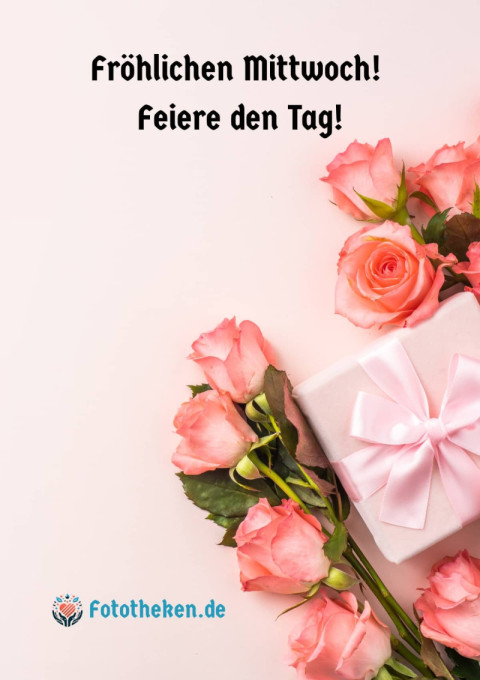 Fröhlichen Mittwoch! Feiere den Tag!