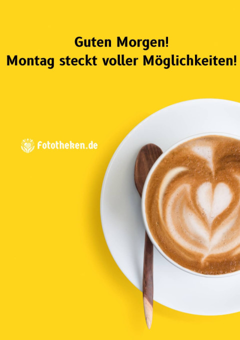 Guten Morgen! Montag steckt voller Möglichkeiten!