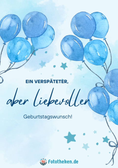 Ein verspäteter, aber liebevoller Geburtstagswunsch!