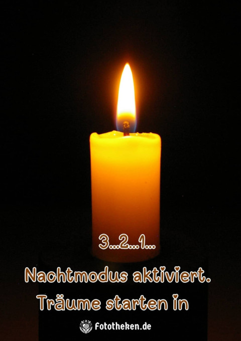 Nachtmodus aktiviert Träume starten in 3…2…1…