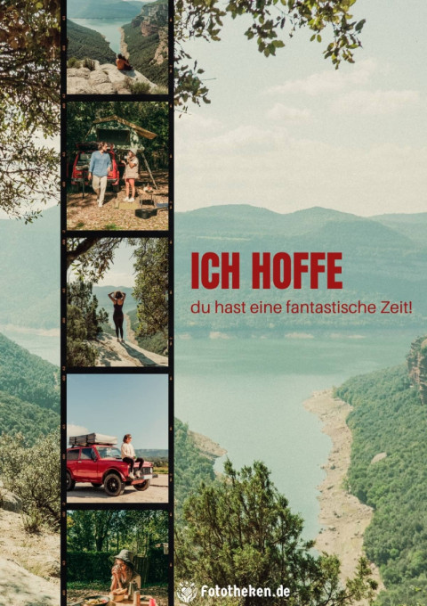 Ich hoffe, du hast eine fantastische Zeit!