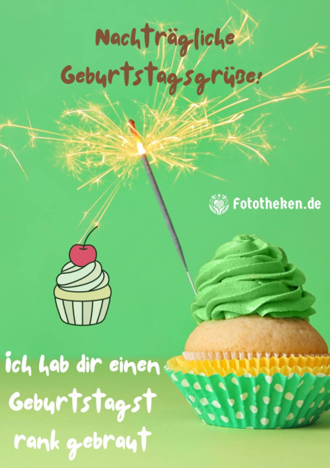 Nachträgliche Geburtstagsgrüße! Ich hab dir einen Geburtstagstrank gebraut