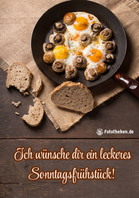 Ich wünsche dir ein leckeres Sonntagsfrühstück!