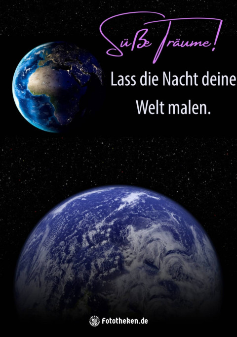 Süße Träume! Lass die Nacht deine Welt malen