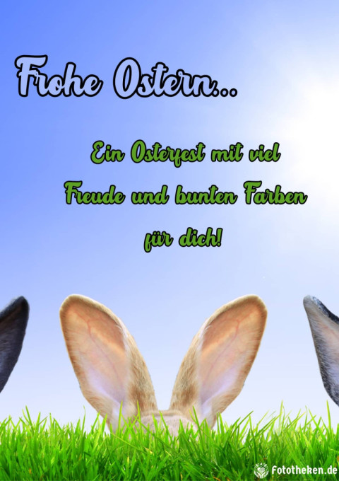 Ein Osterfest mit viel Freude und bunten Farben für dich!