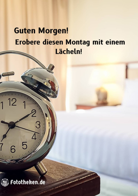 Guten Morgen! Erobere diesen Montag mit einem Lächeln!