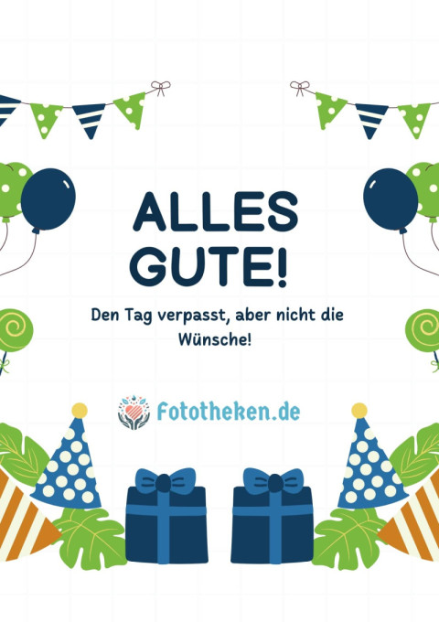 Den Tag verpasst, aber nicht die Wünsche! Alles Gute!