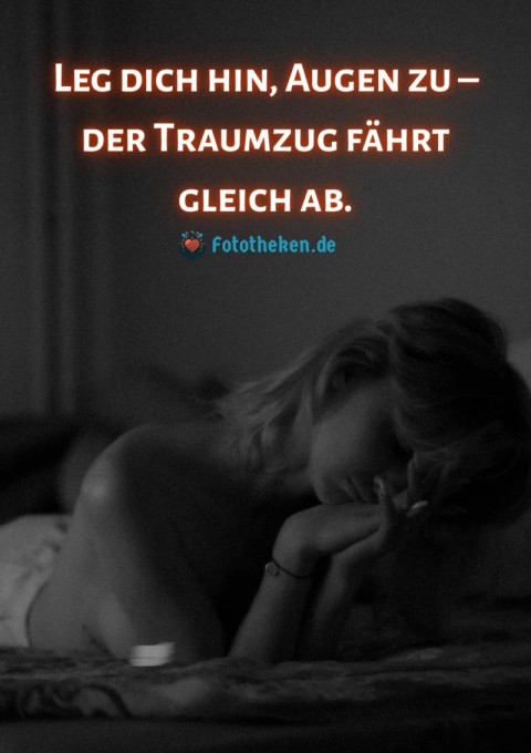 Leg dich hin, Augen zu – der Traumzug fährt gleich ab