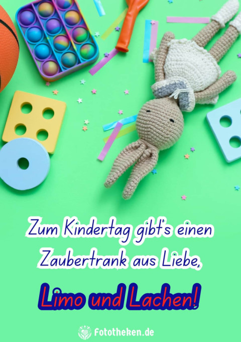 Zum Kindertag gibt’s einen Zaubertrank aus Liebe, Limo und Lachen!