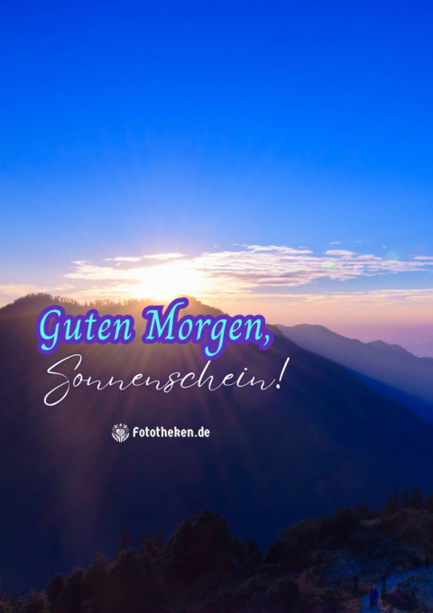 Guten Morgen, Sonnenschein!