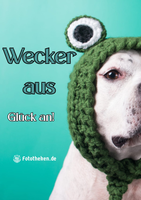 Wecker aus  Glück an!