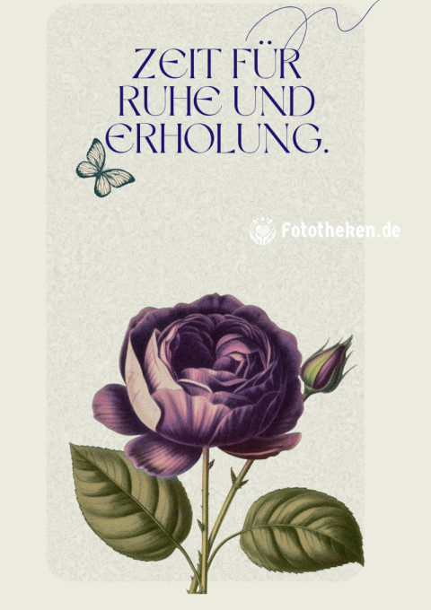 Zeit für Ruhe und Erholung