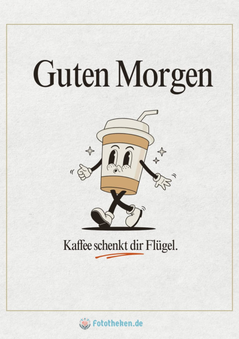 Guten Morgen, Kaffee schenkt dir Flügel