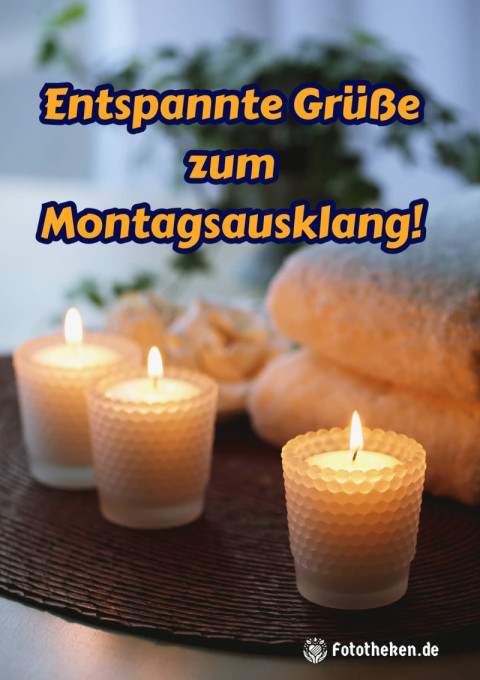 Entspannte Grüße zum Montagsausklang!