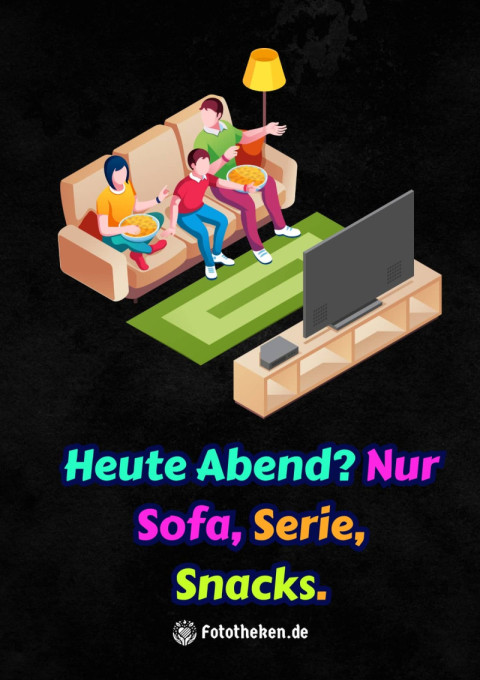 Heute Abend Nur Sofa, Serie, Snacks