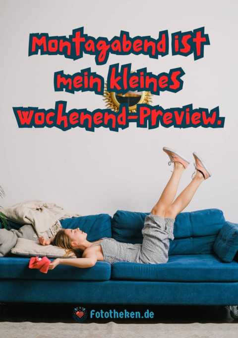 Montagabend ist mein kleines Wochenend Preview