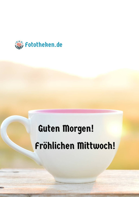Guten Morgen! Fröhlichen Mittwoch!
