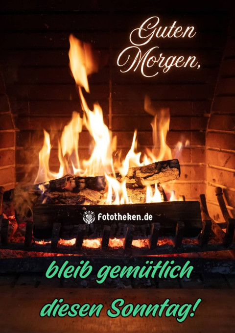 Guten Morgen, bleib gemütlich diesen Sonntag!