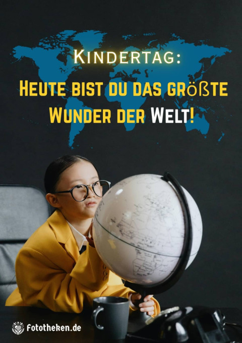 Kindertag Heute bist du das größte Wunder der Welt!