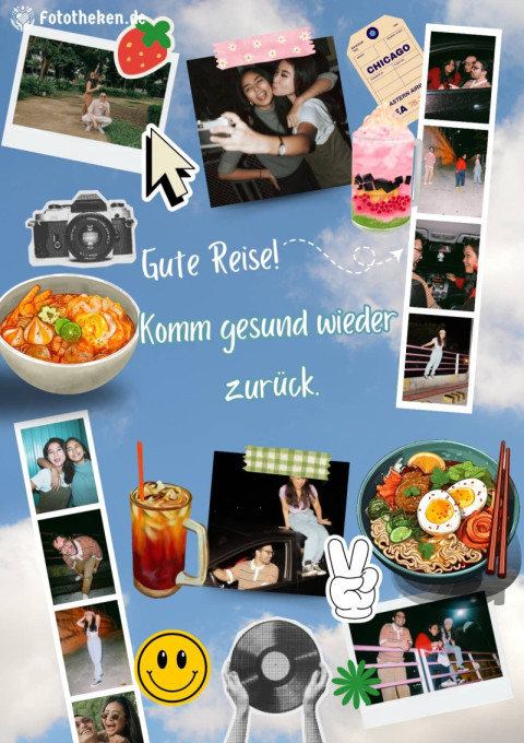 Gute Reise! Komm gesund wieder zurück