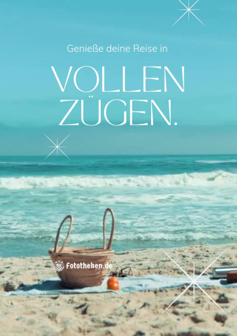 Genieße deine Reise in vollen Zügen