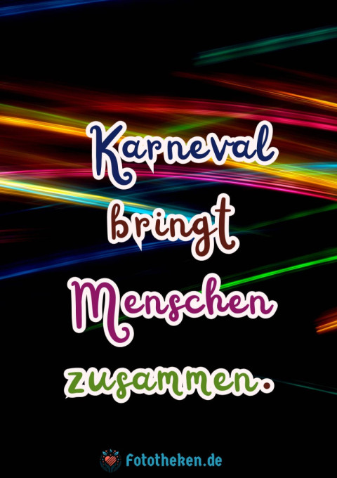 Karneval bringt Menschen zusammen