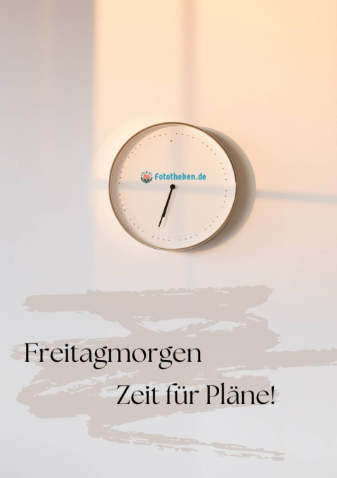 Freitagmorgen – Zeit für Pläne!