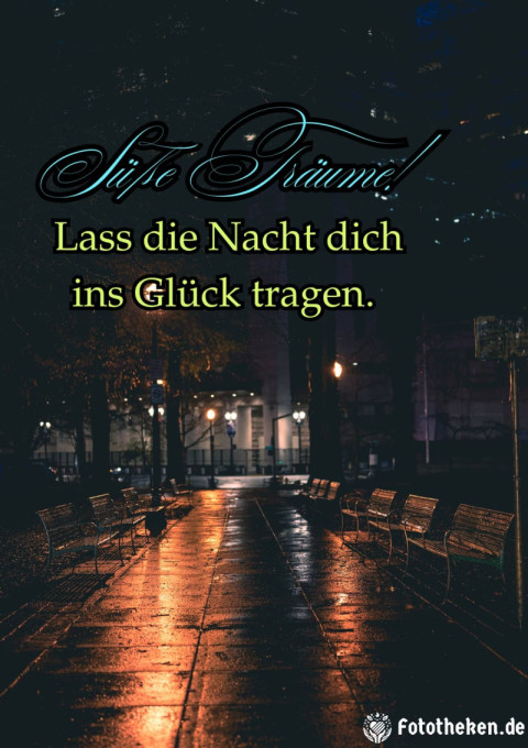 Süße Träume! Lass die Nacht dich ins Glück tragen