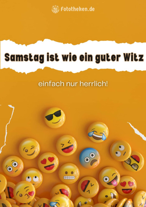 Samstag ist wie ein guter Witz – einfach nur herrlich!