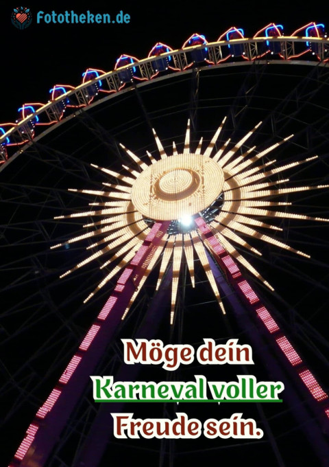 Möge dein Karneval voller Freude sein