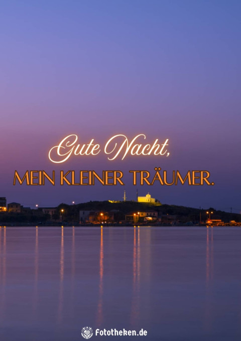 Gute Nacht, mein kleiner Träumer