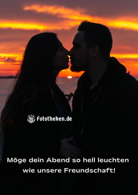 Möge dein Abend so hell leuchten wie unsere Freundschaft!