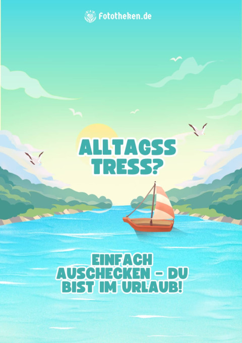 Alltagsstress Einfach auschecken  du bist im Urlaub