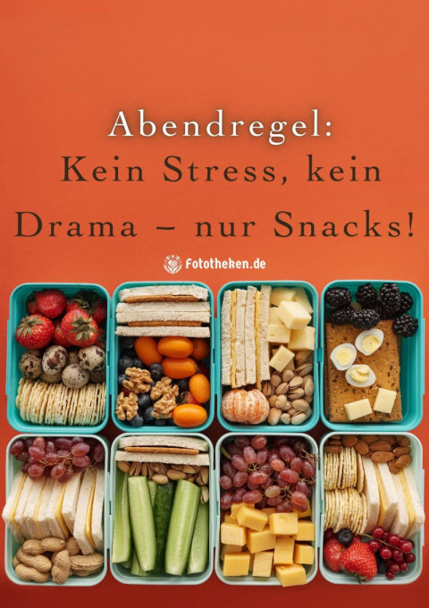 Abendregel Kein Stress, kein Drama – nur Snacks!