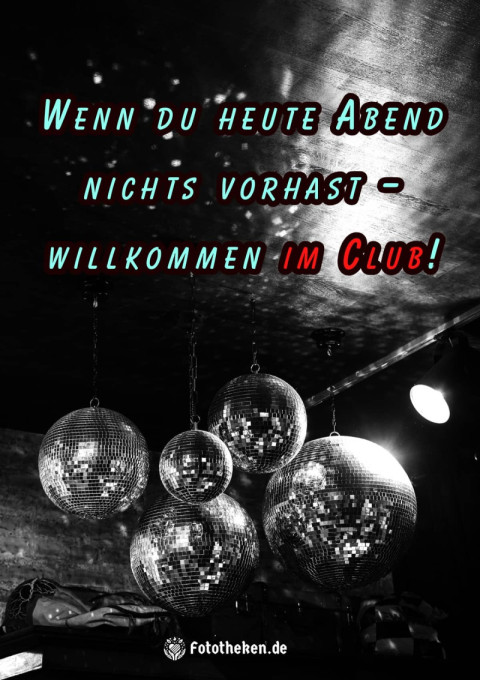 Wenn du heute Abend nichts vorhast – willkommen im Club!