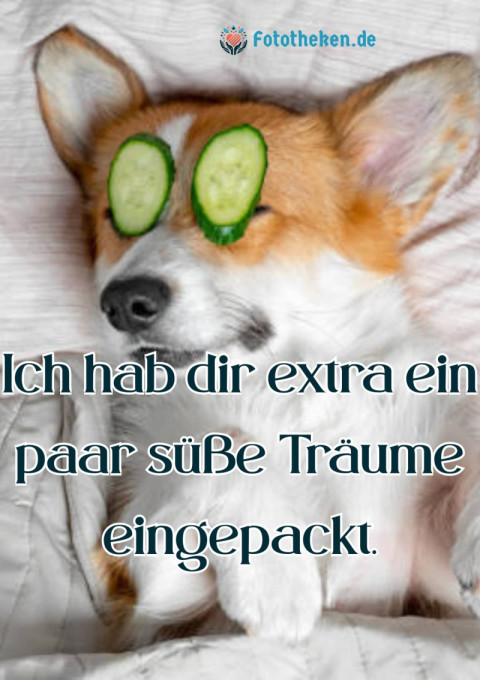 Ich hab dir extra ein paar süße Träume eingepackt