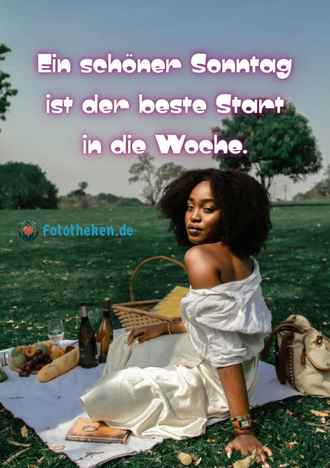 Ein schöner Sonntag ist der beste Start in die Woche